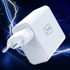3MK Zidni punjač FlowPower, 45 W, USB-A i USB-C, bijeli