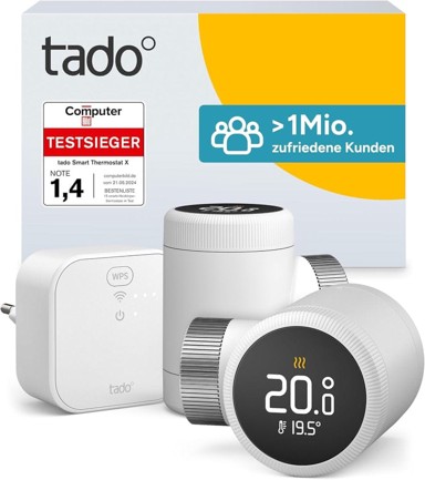 TADO Pametni termostat za radijator X, početni set s Bridge X