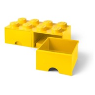 LEGO® Kutija za pohranu s dvije ladice, žuta