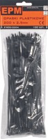 Plastična Kabelska vezica PA6.6 430x4,8 mm, crna