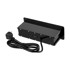PLASTROL Ugradbena utičnica, 3x Schuko, USB-A, USB-C, crna