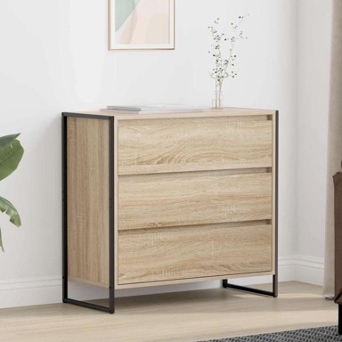 Noćni ormarić s ladicama Sonoma 79 x 36 x 75.5 cm, konstruirano drvo