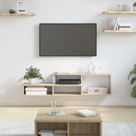 Zidni TV stalak 120 x 25 x 28 5 cm konstruirano drvo