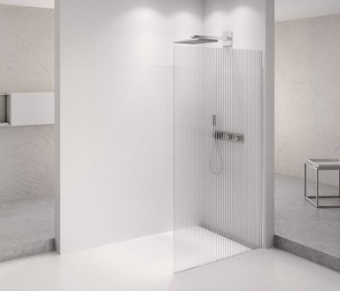 POLYSAN Tuš kabina ARCHITEX, 762 mm, Flute obrada stakla, krom