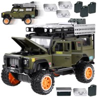 Terensko vozilo 1:24 s LED svjetlima, maslinasto