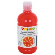 PRIMO Boja tempera BASE 202BR500300, 0,5 L, crvena