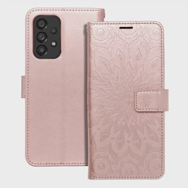 MEZZO Preklopna torbica Book Case za Samsung Galaxy A53 5G, mandala rose gold