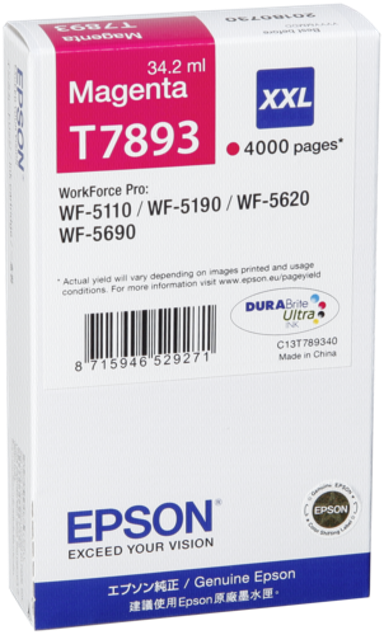 EPSON Tinta za printer DURABrite Ultra Ink XXL magenta T 7893
