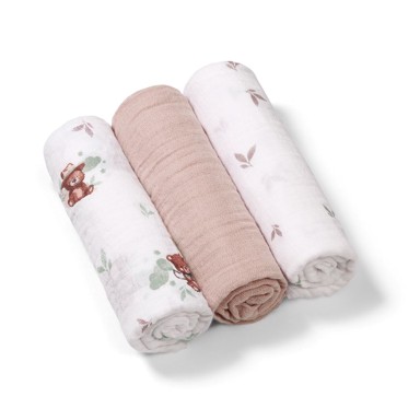 BABYONO Tetra pelene Muslin, Medo, bež