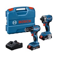BOSCH Professional Set GDX 18V-285 + GSR 185-LI (2x2.0Ah, punjač GAL 18V-20, kovčeg)