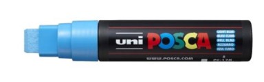 UNI POSCA Marker Pc-17k, svijetlo plavi