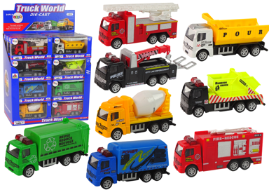 Automobili sa frikcijskim pogonom 8 modela 1:55, 11 cm