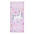 CATHERINE LANSFIELD Ružičasti/ljubičasti pamučan ručnik za plažu 76x160 cm Summer Unicorn