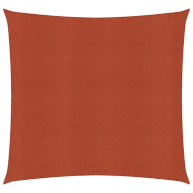 Jedro za zaštitu od sunca 160 g/m² terakota 2,5 x 2,5 m HDPE