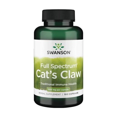 SWANSON Mačja kandža, 500 mg, 100 kapsula
