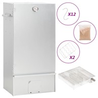 Pećnica s pušnicom i generatorom hladnog dima, pocinčani čelik