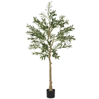 Umjetna maslina 150 cm sa 720 listova i posudom, zelena