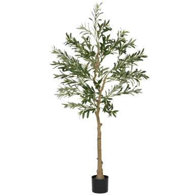 Umjetna maslina 150 cm sa 720 listova i posudom, zelena