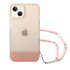 GUESS Zaštitna maska GUHCP14SHGCOHP, za iPhone 14, ružičasta, narukvica od perli