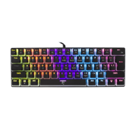 WHITE SHARK Tipkovnica GK-2202 Ashiko, US, Blue SW, crna