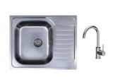 SINK SOLUTION Set sudoper i slavina Arabba, inox