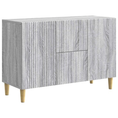 Krevet, 89 x 34,5 x 60 cm, konstruirano drvo, siva sonoma