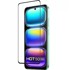 Kaljeno staklo za Infinix Hot 50 4G, 3D, s crnim okvirom