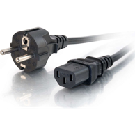 C2G Kabel za napajanje 88544, CEE7/7-C13, 3 m, crna