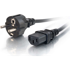 C2G Kabel za napajanje 88544, CEE7/7-C13, 3 m, crna