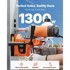 VEVOR Magnetska bušilica 1300 W 810 RPM za metalne površine, crna
