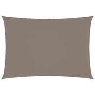 Jedro protiv sunca od tkanine pravokutno 2 x 4 m smeđe-sivo