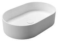 SAPHO THIN Umivaonik, 55x35 cm, ugradbeni, Rockstone, bijela mat