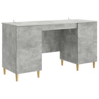 Stol, 142.5 x 50 x 75 cm, konstruirano drvo, betonsko siva