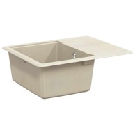 Umivaonik, 560x460 mm, 80% kvarc i 20% smola, bež