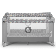 LIONELO Dječji prijenosni krevetić Stefi, sivi