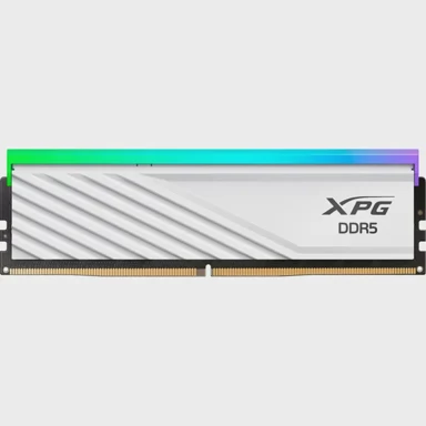 ADATA RAM memorija XPG Lancer Blade RGB AX5U6400C3216G-SLABRWH, 16GB, DDR5 6400MHz, CL32, DIMM, bijela