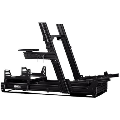 NEXT LEVEL RACING Simulator Cockpit GTElite Aluminium - Wheel Plate Edition, NLR-E022, crna