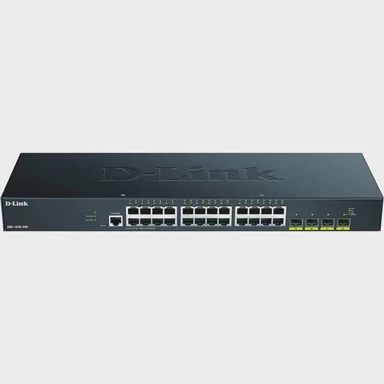 D-LINK Switch DGS-1250-28X, 24xGigabit, pametno upravljani, 10G uplink, 128Gbps