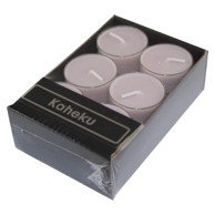 EGO DEKOR Set od 12 ružičastih čaj svijeća Silea, 4 h