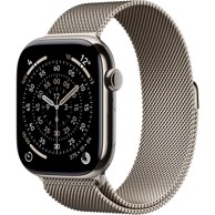 APPLE Pametni sat Watch S11 Titan Natural Cellular 46 mm s Milanese remenom S/M, prirodna titan