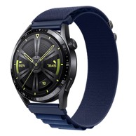 B-STRAP Nylon Loop remen za Garmin Vivoactive 4, zavy blue