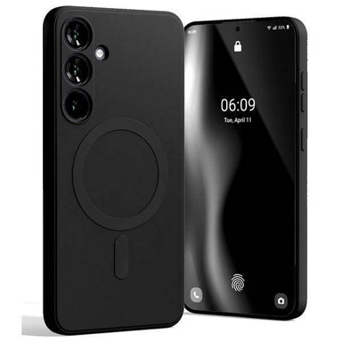 GOOSPERY Polusilikonska maskica Mercury za Samsung Galaxy S24 Ultra, Black