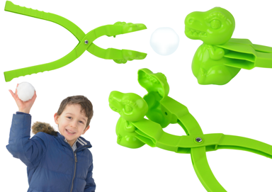 Kalup za snježne kugle dinosaur, zeleni