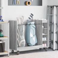 Ormar Golf s kotačima 120 x 45 x 98 cm, siva sonoma