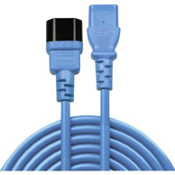 LINDY Kabel za napajanje 30471, C14-C13, 1 m, crna, plava