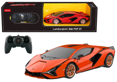 RASTER Automobil na daljinsko upravljanje Lamborghini Sian, 1:24, narančasti