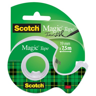 3M SCOTCH Magic nevidljivi selotejp, 19 mm x 7,5 m, blister