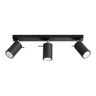 NICE LAMPS Crna stropna lampa Etna