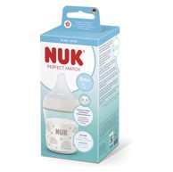 NUK Bočica Perfect Match Glass, 120 ml, 0m+, staklo, rainbow