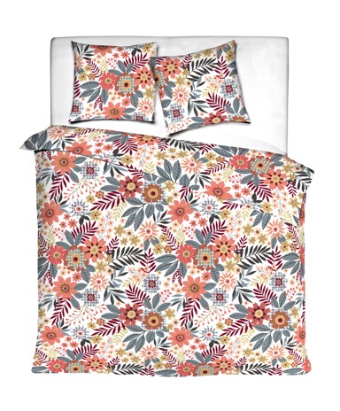 Posteljina CORAL 140x200cm + 60x80cm